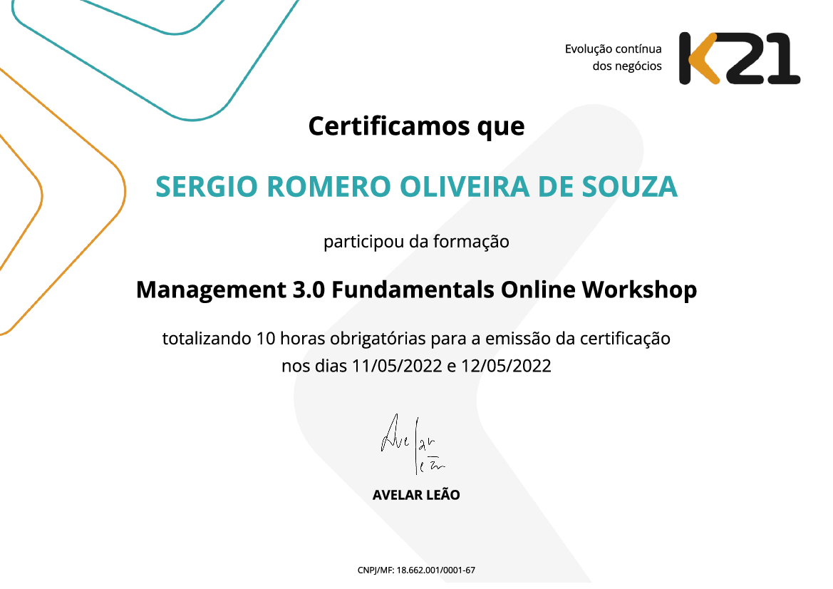 Certificado K21